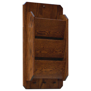 Amish Made Oak Letter Organizer, Michael's Cherry Stain
