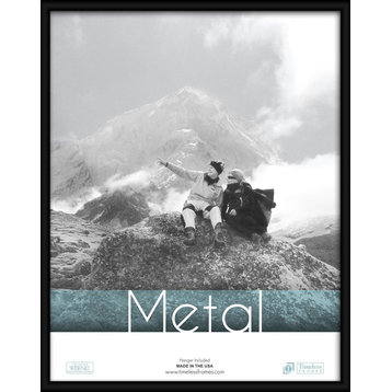 Metal Picture Frame, Black, 12''x18''