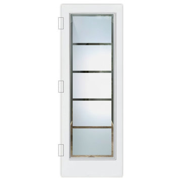 Front Door - Grand Tall - Fiberglass Smooth - 36" x 80" - Book/Slab Door