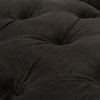 La Rosa Victorian Chesterfield Tufted Sofa, Charcoal Grey Velvet