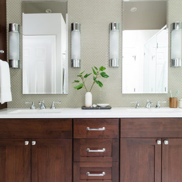 Tranquil Bathroom with a Shower for Two