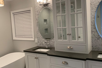 Inspiration for a transitional bathroom remodel in Louisville