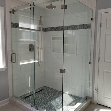 Serenity Glass Shower Door with 90 Degree Return