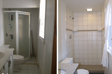 Narrow Bathroom (4' W x 10' L)