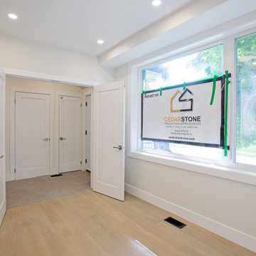 Home Office with Wide Window and Double French Doors | Scarborough