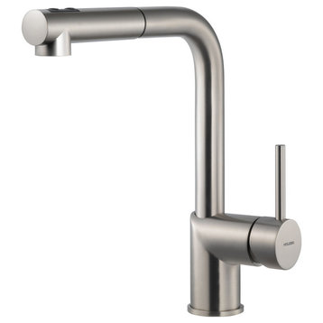 Vitale Pull Out Kitchen Faucet With CeraDox Technology, Brushed Nickel