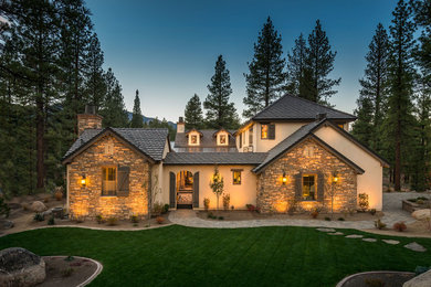 Example of an exterior home design in Other