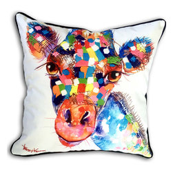 Giraffe Indoor/Outdoor Cushion Covers - Outdoor Cushions And Pillows