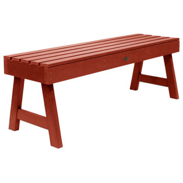 Weatherly Picnic Bench 4', Rustic Red