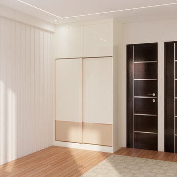 Minimalist Sliding Wardrobe Design