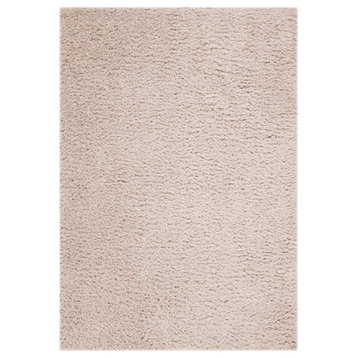 Safavieh Flokati Collection FLK950 Rug, Beige, 5'3"x7'6"