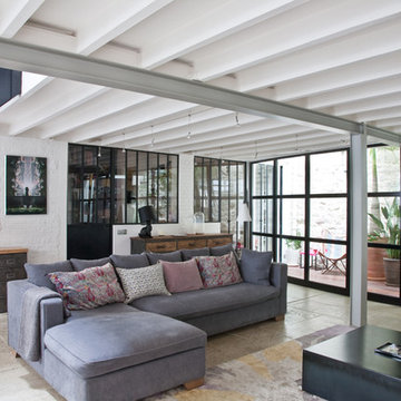 Aménagement d'un patio d'une maison de ville