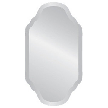 22"x40" Fairfax Frameless Mirror with Polished Beveled Edges
