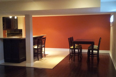 Elegant basement photo in Toronto