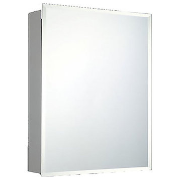 Deluxe Series Medicine Cabinet, 24"x30", Beveled Edge, Surface Mount