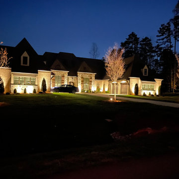 Outdoor Landscape Accent Lighting in Cotswold