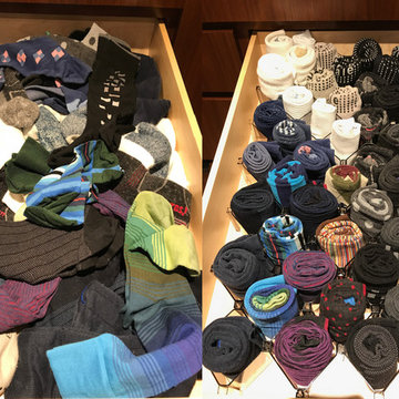 Sock Drawer Organizing