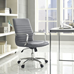 Modway Finesse Mid Back Office Chair - SKU: EEI-1534-BGR - Office Chairs