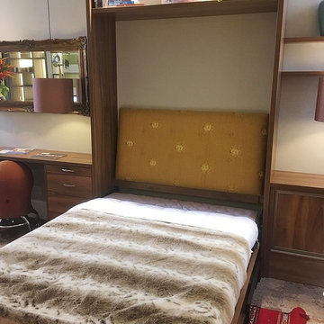 Showroom - Hideaway Bed with desk in Tuscan Walnut