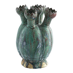 EMERALD BUD VASE - NEW - Vases