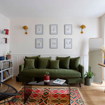 Rénovation complète et colorée d’un appartement de 37m²