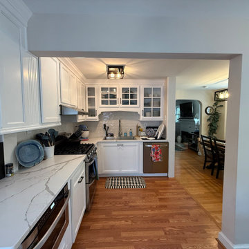 Bright White Traditional Kitchen Refresh