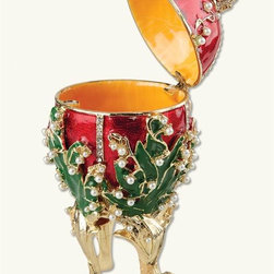 Christmas Egg Trinket Box - Christmas Decorations