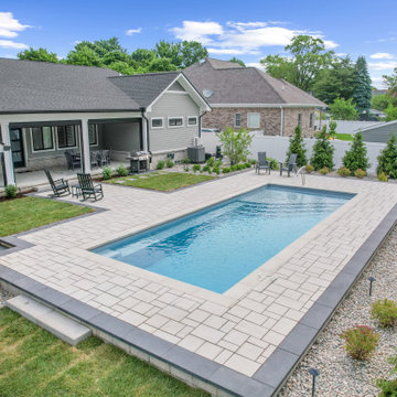 Fiberglass Pool & Patio Surround Installation In Wyandotte, MI
