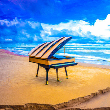 PH Bow Grand Piano