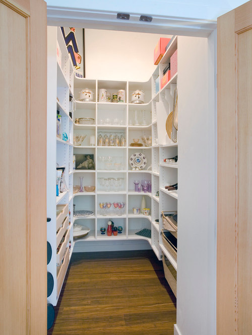 Narrow Pantry Houzz   8d114f1b00d0d593 0191 W500 H666 B0 P0 Q87  Contemporary Kitchen 