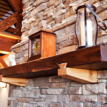 New Custom Timber Frame and SIPs Home in Tennessee