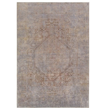 Pasargad Vintage Lahores Collection Hand-Knotted Wool Area Rug, 6'4"x9'5"
