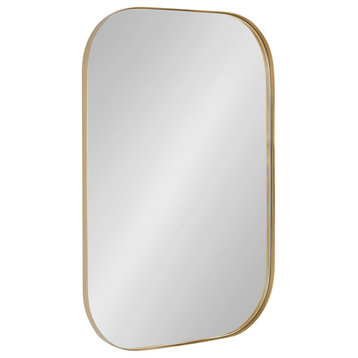 Rollo Decorative Framed Wall Mirror, Gold 20x30