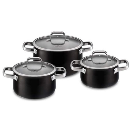 Prime Set of Stainless Steel Pots 6-Piece Set