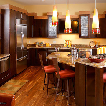 Door style: Milan | Species: Cherry | Finish: Coffee