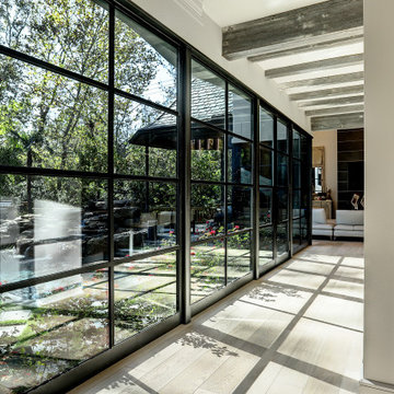 Small profile Glass Wall project Houston Tx