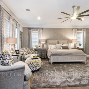 Transitional, Blingy, Casual Elegance - Master Bedroom