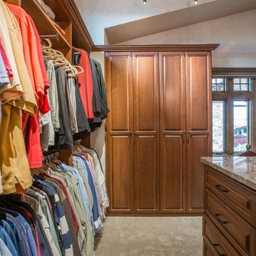 Colorado Springs Traditional Master Closet