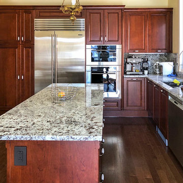 Cherry Wood Home Interior for A Villa in CA
