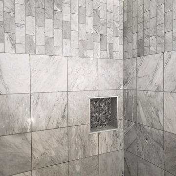 Carrara Marble Shower