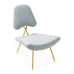 Jonathan Adler - Maxime Lounge Chair, Lido Celadon - Armchairs And Accent Chairs