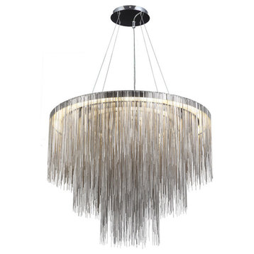 Avenue Lighting HF2222CH LED Chandelier Fountain Ave Polished Nickel