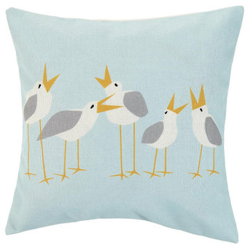 Seagulls Digital Printed Pillow