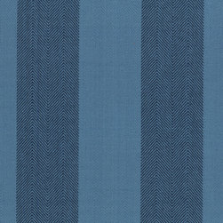 ROTH & TOMPKINS TEXTILES - Chatham Fabric, Cornflower, 54''x36'' - Upholstery Fabric