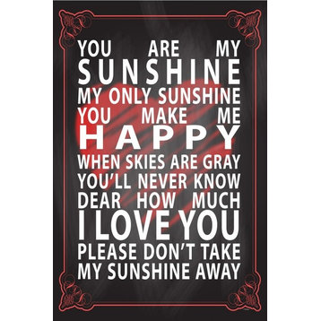 YOU ARE MY SUNSHINE Metal Sign