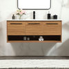 48" Single Bathroom Vanity, Walnut Brown, Vf43548Wb