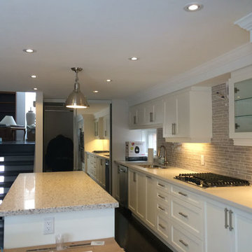 Painted MDF Custom Kitchen Cabinets