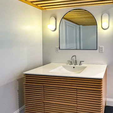 Maplewood, basement bath/bed Adittion