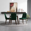 Jameson Modern Solid Wood Walnut Dining Room & Kitchen Table and Chair Set of 4