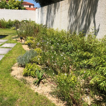 Jardin bien être en lotissement